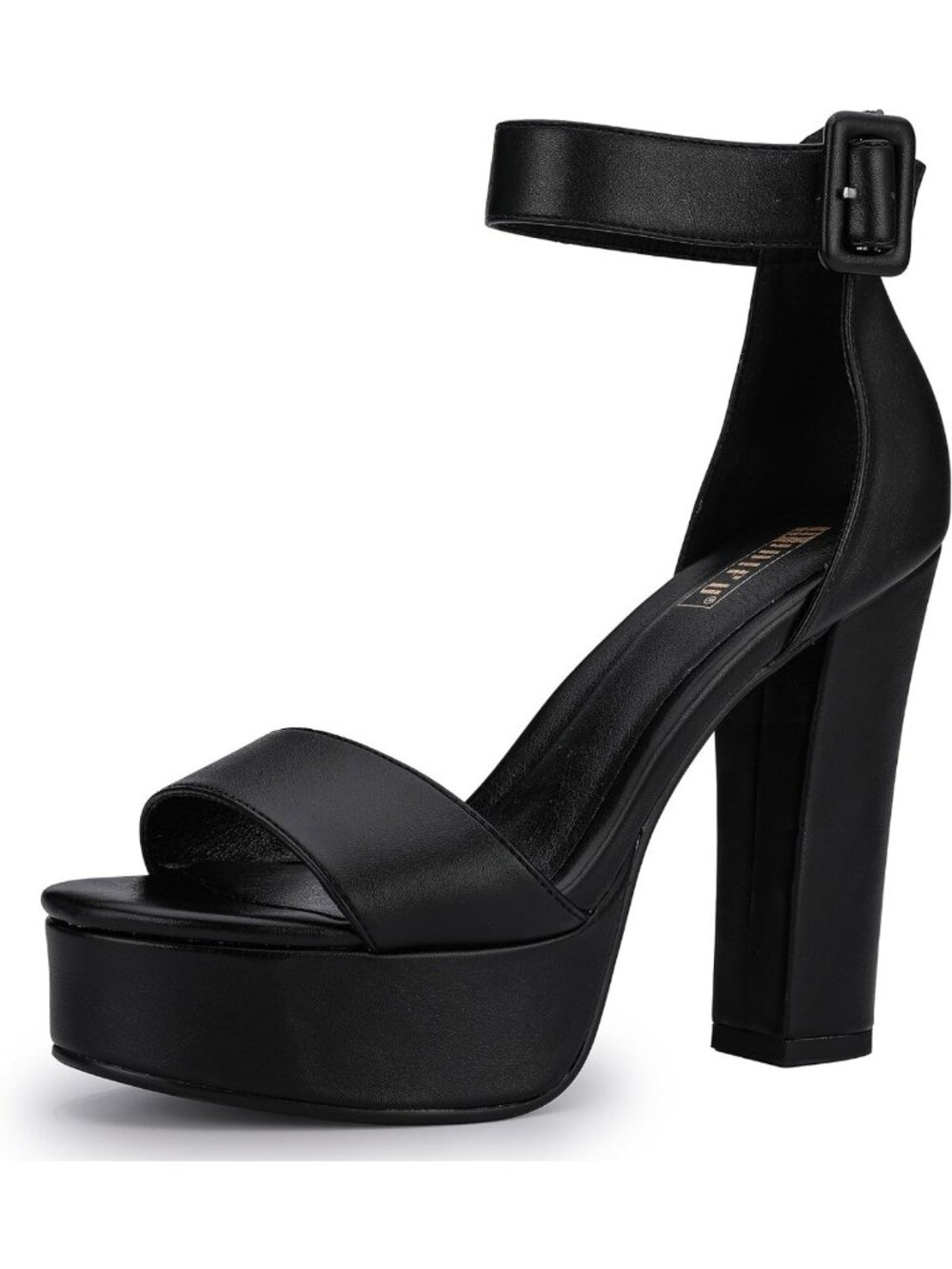 Stylish Open Toe Chunky Block Heels for Women - Comfortable Platform Sandals